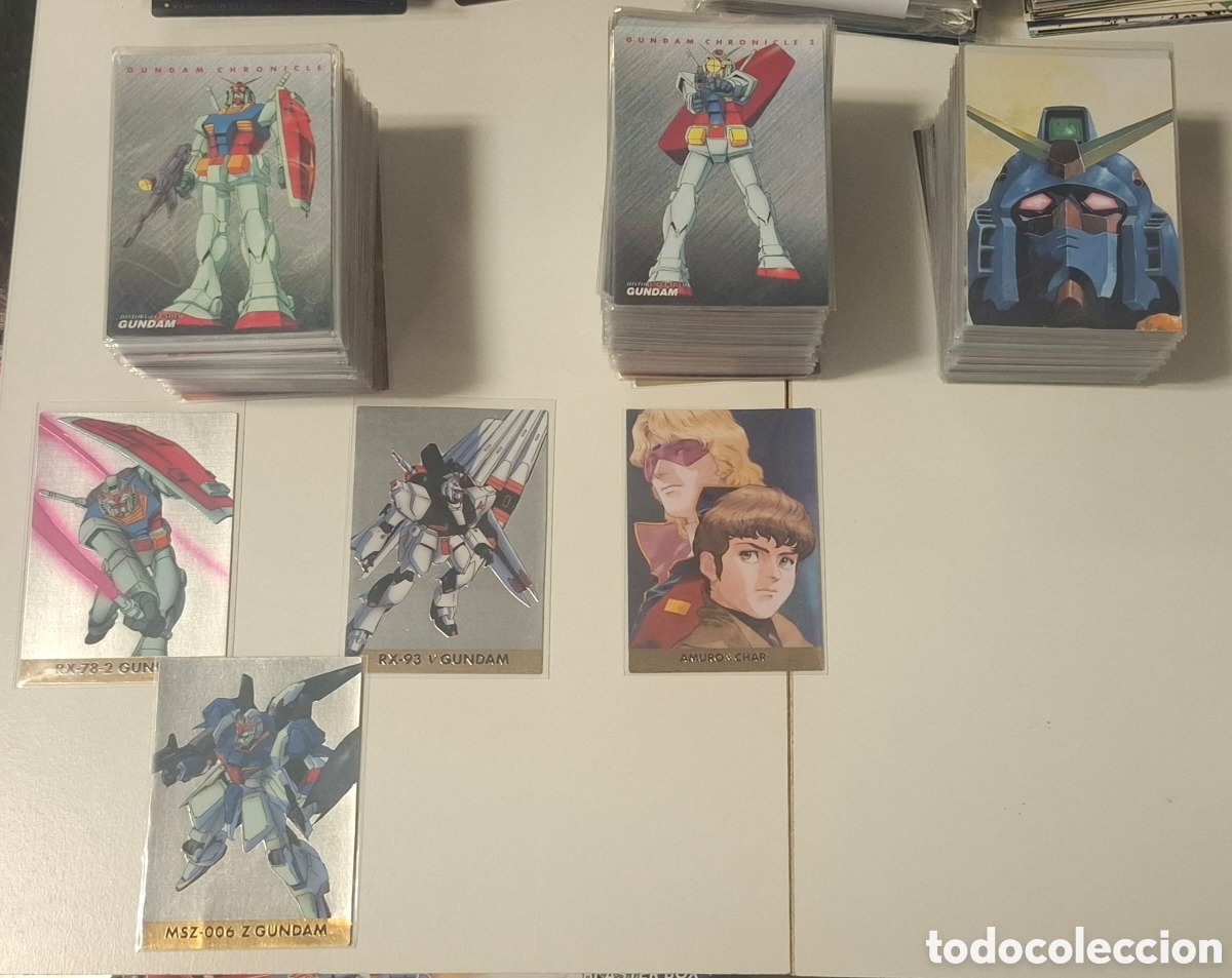 Trading Cards: Gundam Chronicle lote de 410 cards Bandai