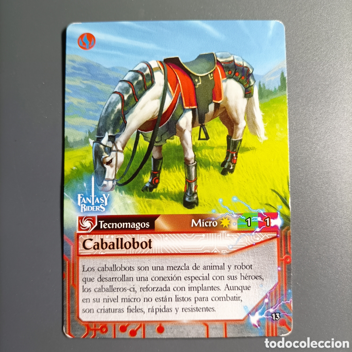 Trading cards: CARTA COLECCI&Oacute;N. FANTASY RIDERS 2018. №13 CABALLOBOT