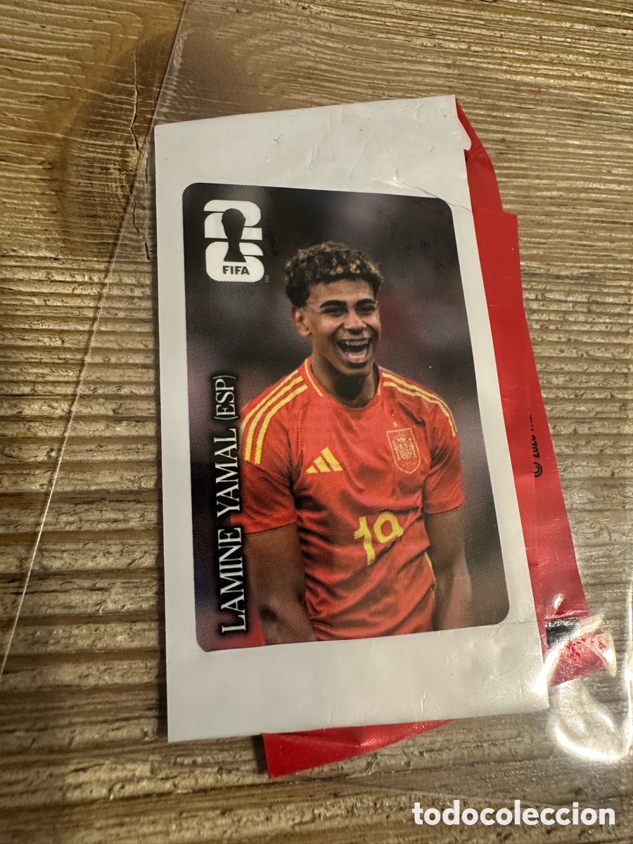 Trading cards: LAMINE YAMAL ESPA&Ntilde;A COCA COLA CC1 WORLD CUP 2026 USA CAN MEX MUNDIAL 26 PANINI