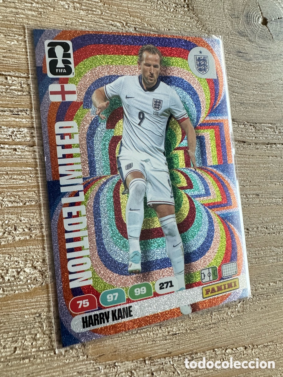 Trading cards: HARRY KANE INGLATERRA LIMITED EDITION ADRENALYN XL PANINI MUNDIAL WORLD CUP 2026 USA CAN MEX