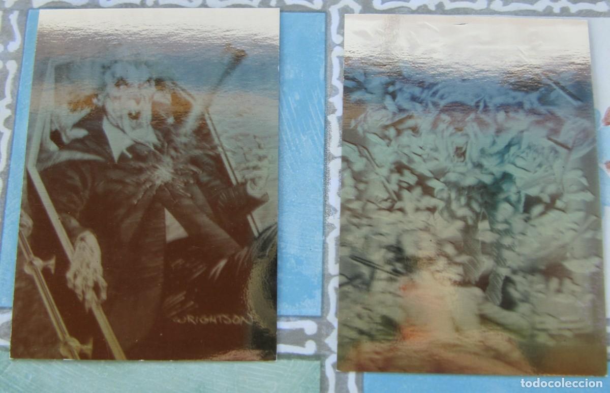 Trading cards: BERNIE WRIGHTSON - MASTER OF THE MACABRE - GOLD HOLOGRAMS H1 H2
