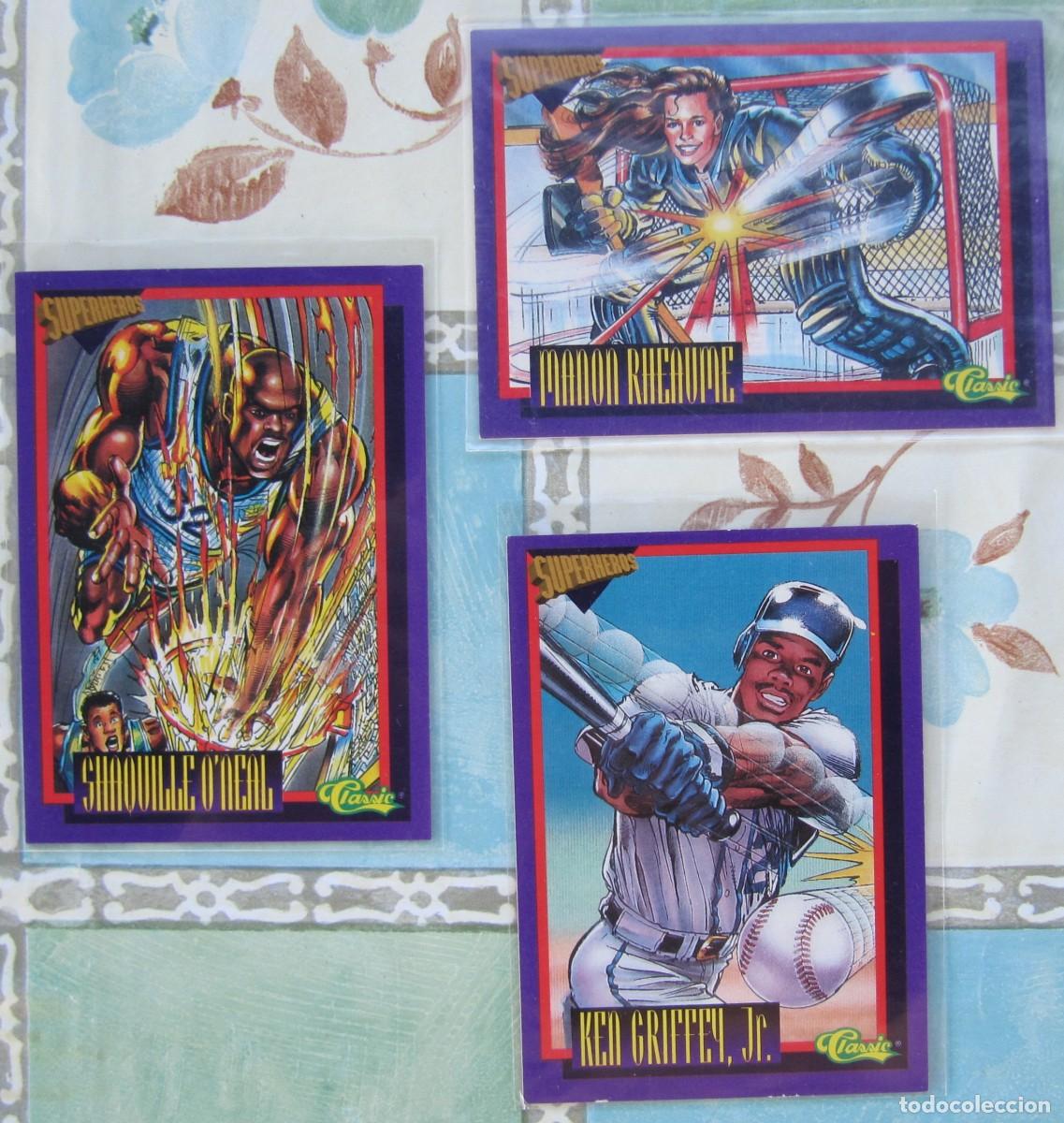 Trading cards: CLASSIC SUPERHEROS - NEAL ADAMS - 3 CARDS