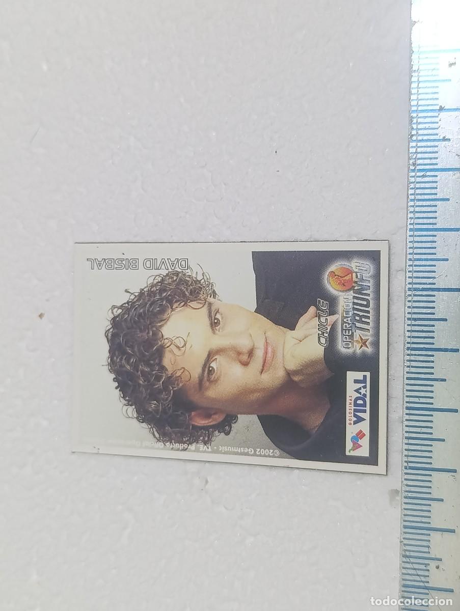 Trading cards: STAKS - IMAN - BISBAL - OPERACION TRIUNFO 2002 - GOLOSINAS VIDAL - CROMO