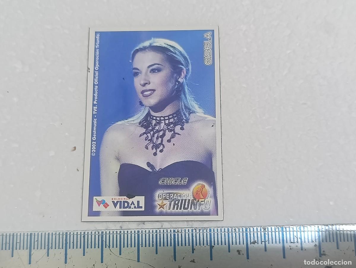 Trading cards: STAKS - IMAN - GISELA - OPERACION TRIUNFO 2002 - GOLOSINAS VIDAL - CROMO