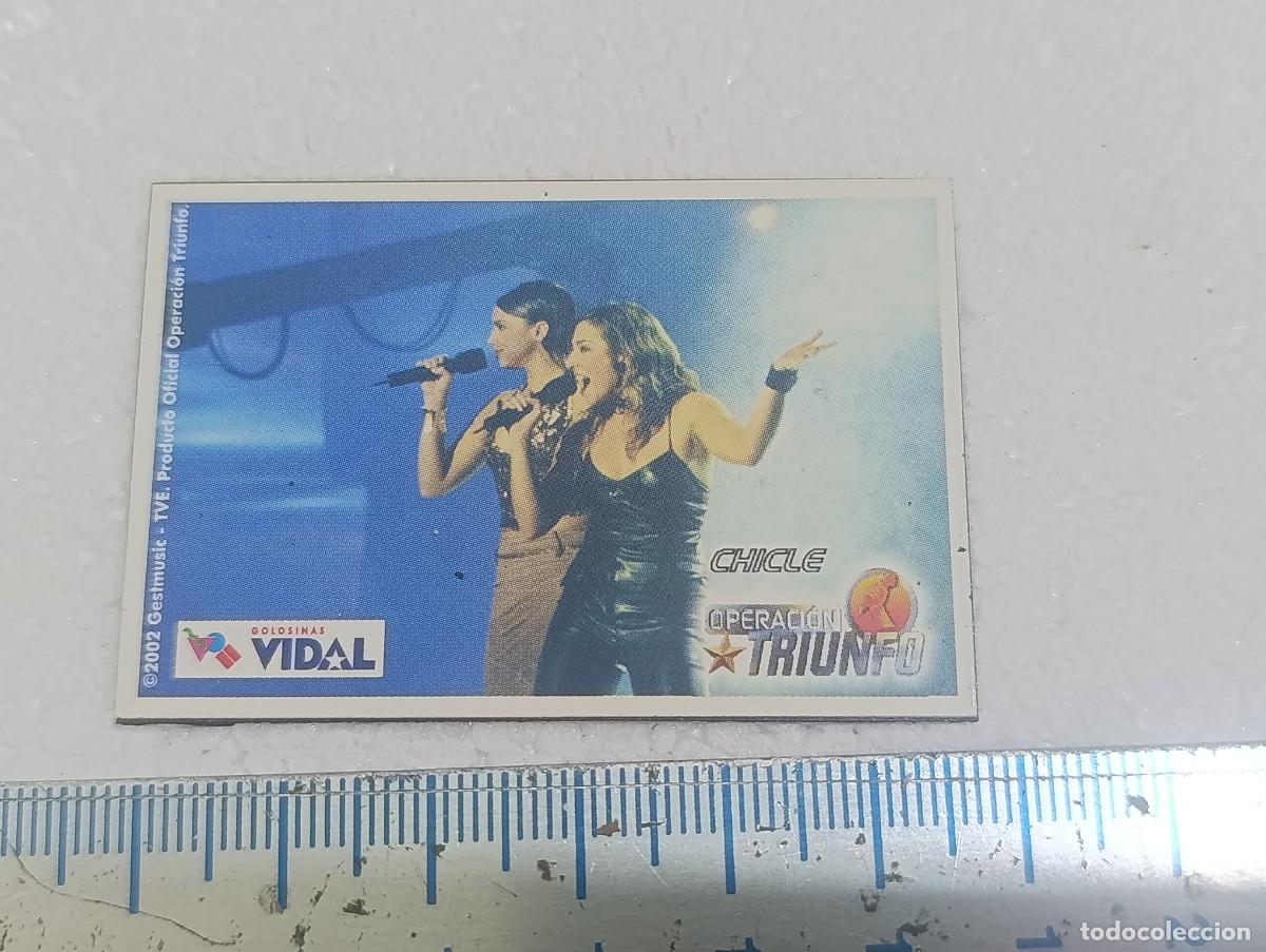 Trading cards: STAKS - IMAN - DUO - OPERACION TRIUNFO 2002 - GOLOSINAS VIDAL - CROMO