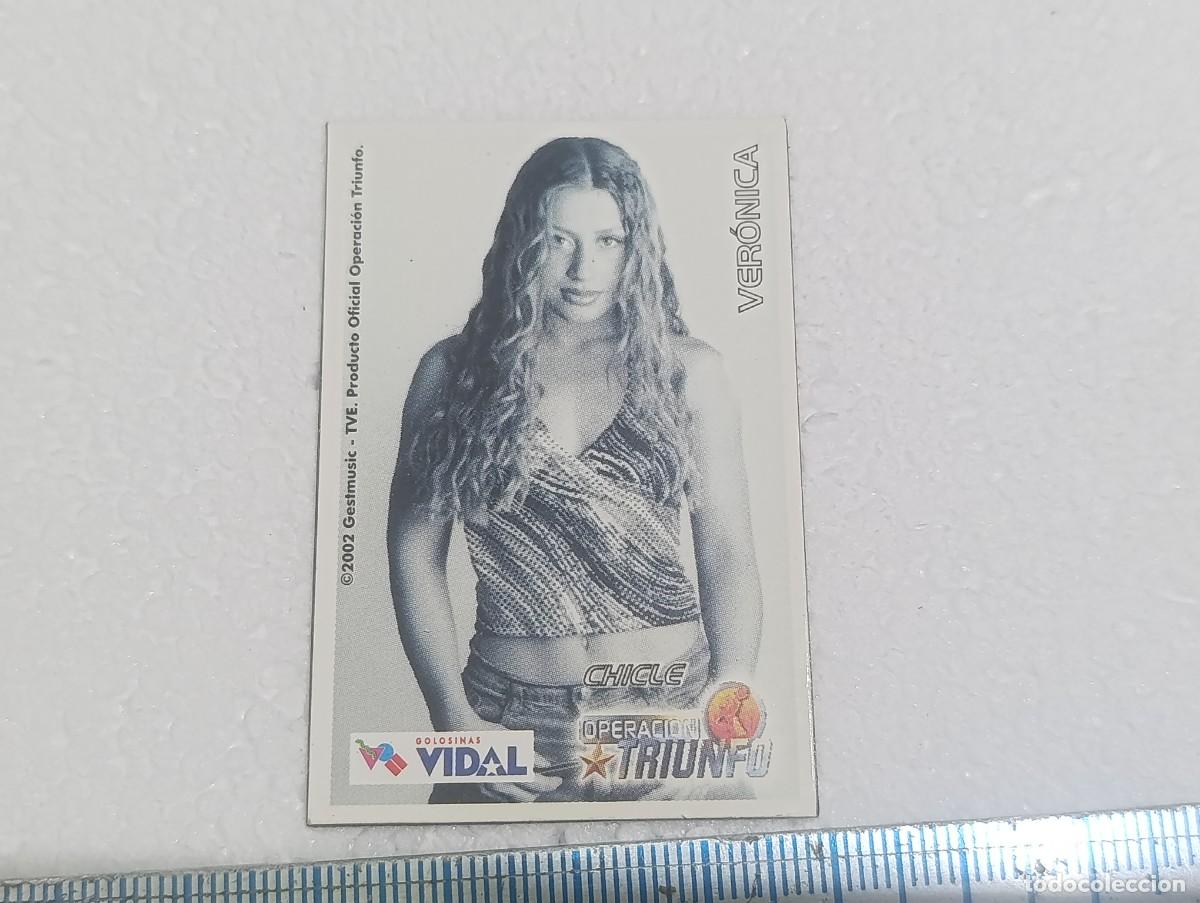 Trading cards: STAKS - IMAN - VERONICA - OPERACION TRIUNFO 2002 - GOLOSINAS VIDAL - CROMO