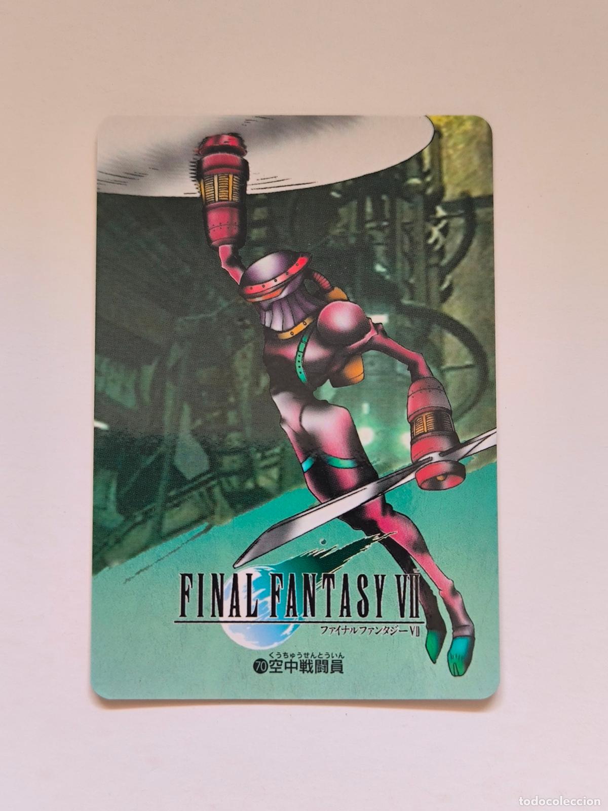 Trading cards: FINAL FANTASY VII CARDDASS - N&ordm; 70 - 1997 BANDAI - CARD / JAPON (K7C1)