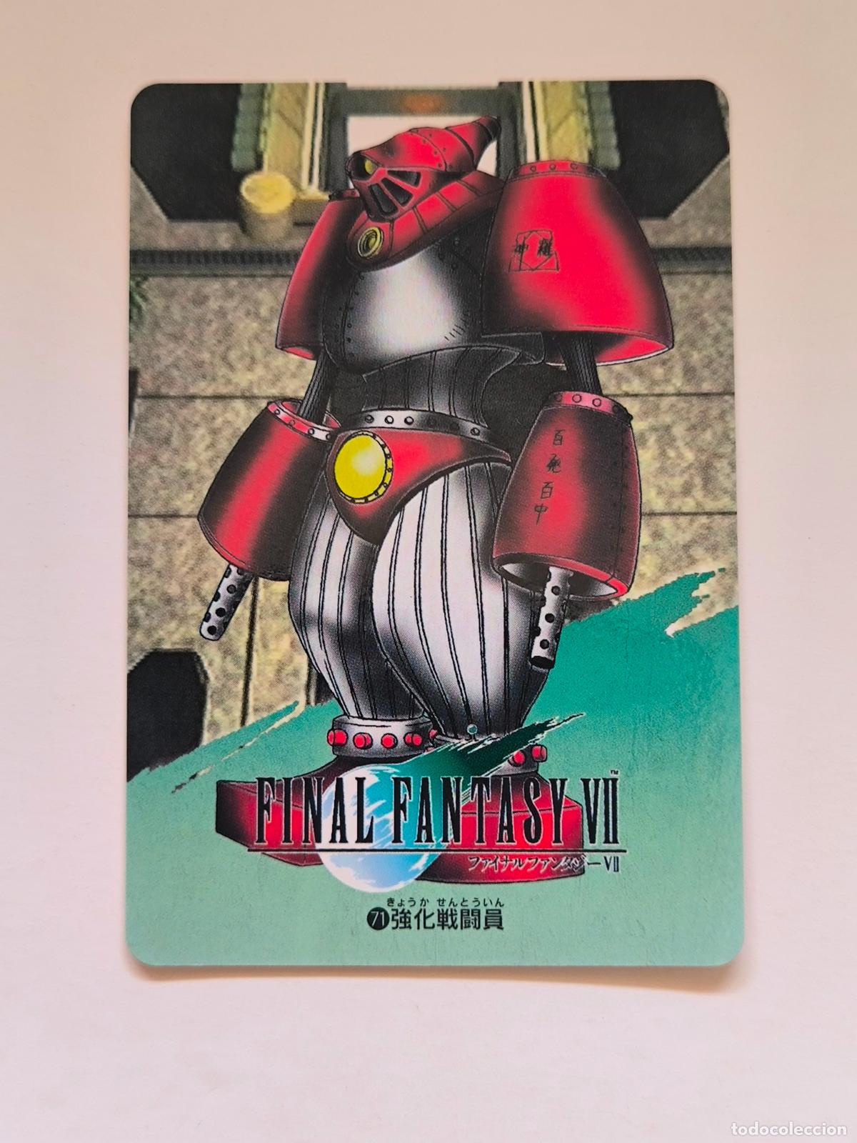 Trading cards: FINAL FANTASY VII CARDDASS - N&ordm; 71 - 1997 BANDAI - CARD / JAPON (K7C1)