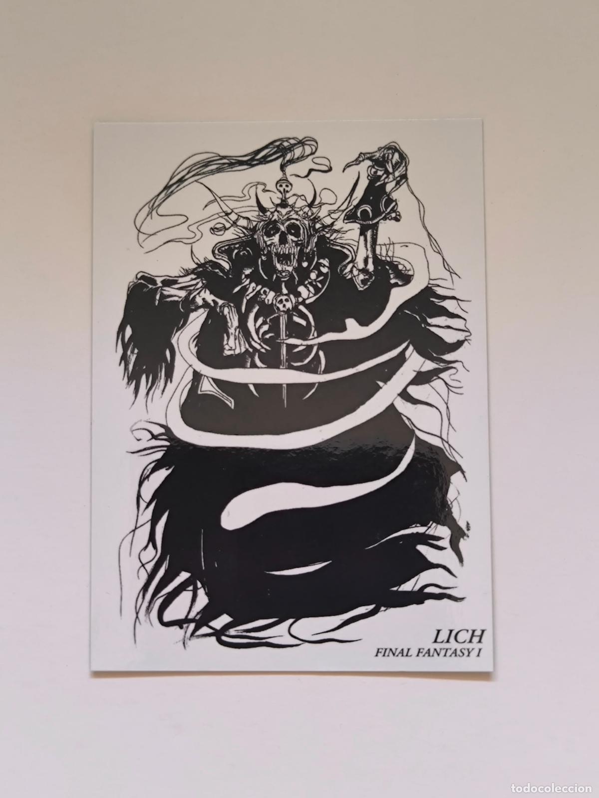 Trading cards: FINAL FANTASY ART MUSEUM - N&ordm; 014 / 14 - LICH - FINAL FANTASY I - CARD / JAPON (K7C1)