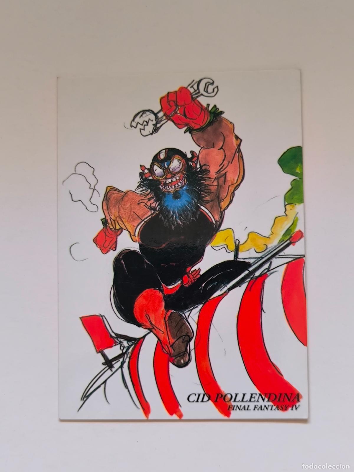 Trading cards: FINAL FANTASY ART MUSEUM - N&ordm; 034 / 34 - CID POLLENDINA - FINAL FANTASY IV - CARD / JAPON (K7C1)