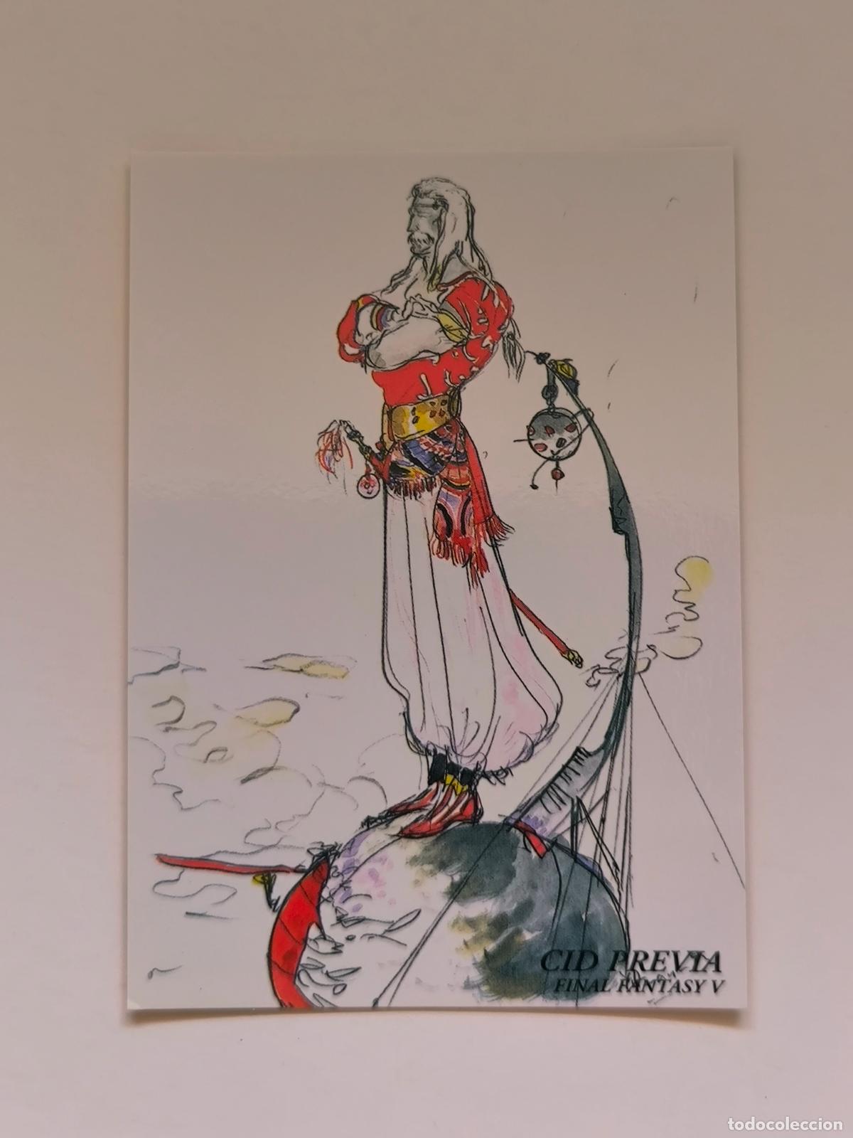 Trading cards: FINAL FANTASY ART MUSEUM - N&ordm; 173 - CID PREVIA - FINAL FANTASY V - CARD / JAPON (K7C1)