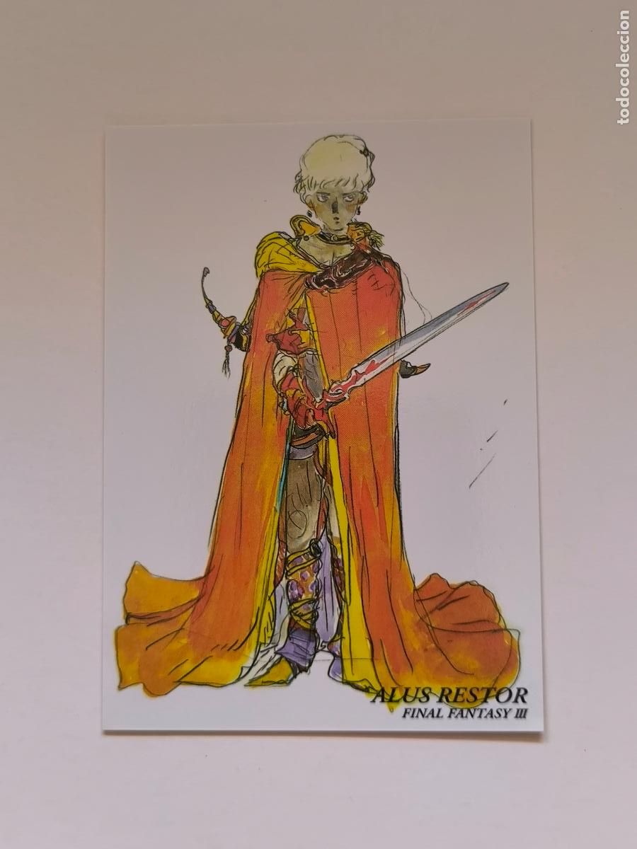 Trading cards: FINAL FANTASY ART MUSEUM - N&ordm; 302 - ALUS RESTOR - FINAL FANTASY III - CARD / JAPON (K7C1)