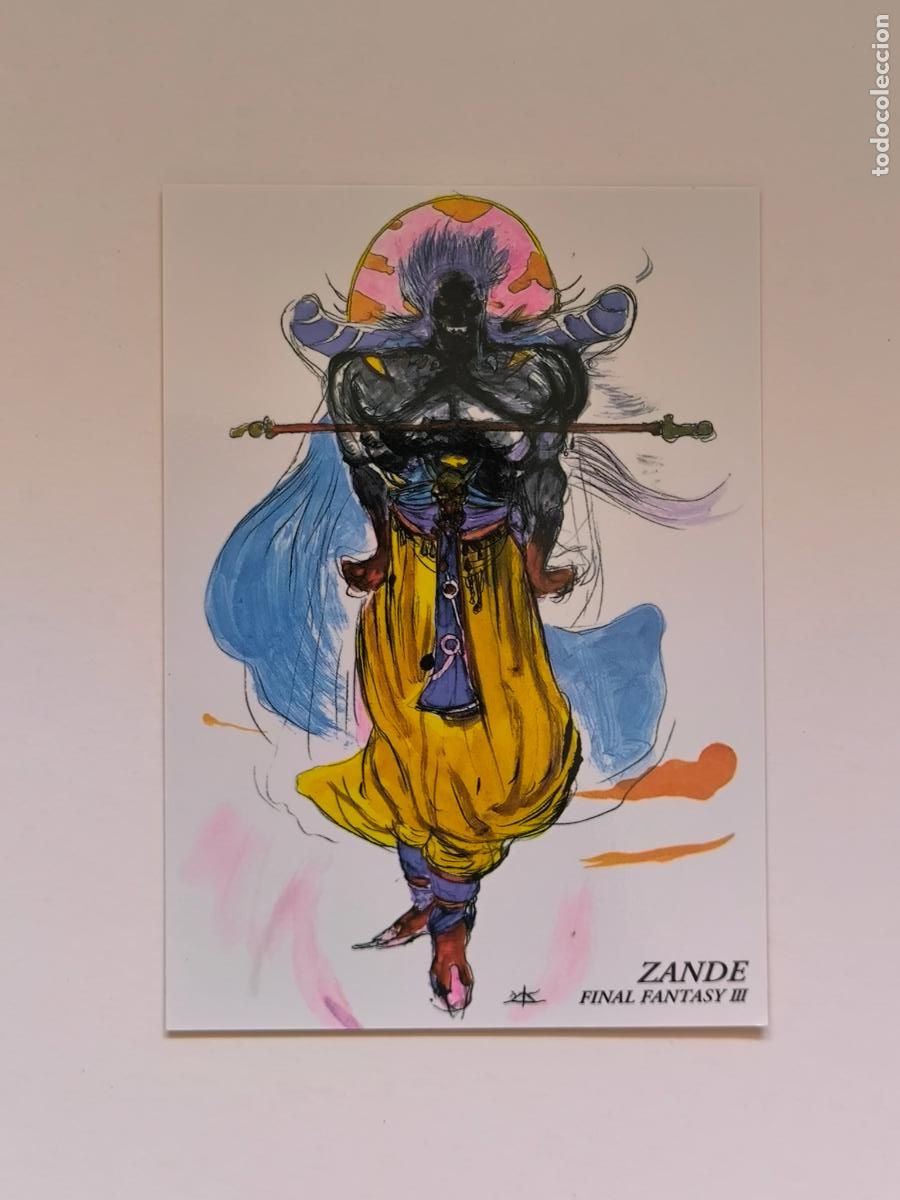 Trading cards: FINAL FANTASY ART MUSEUM - N&ordm; 306 - ZANDE - FINAL FANTASY III - CARD / JAPON (K7C1)