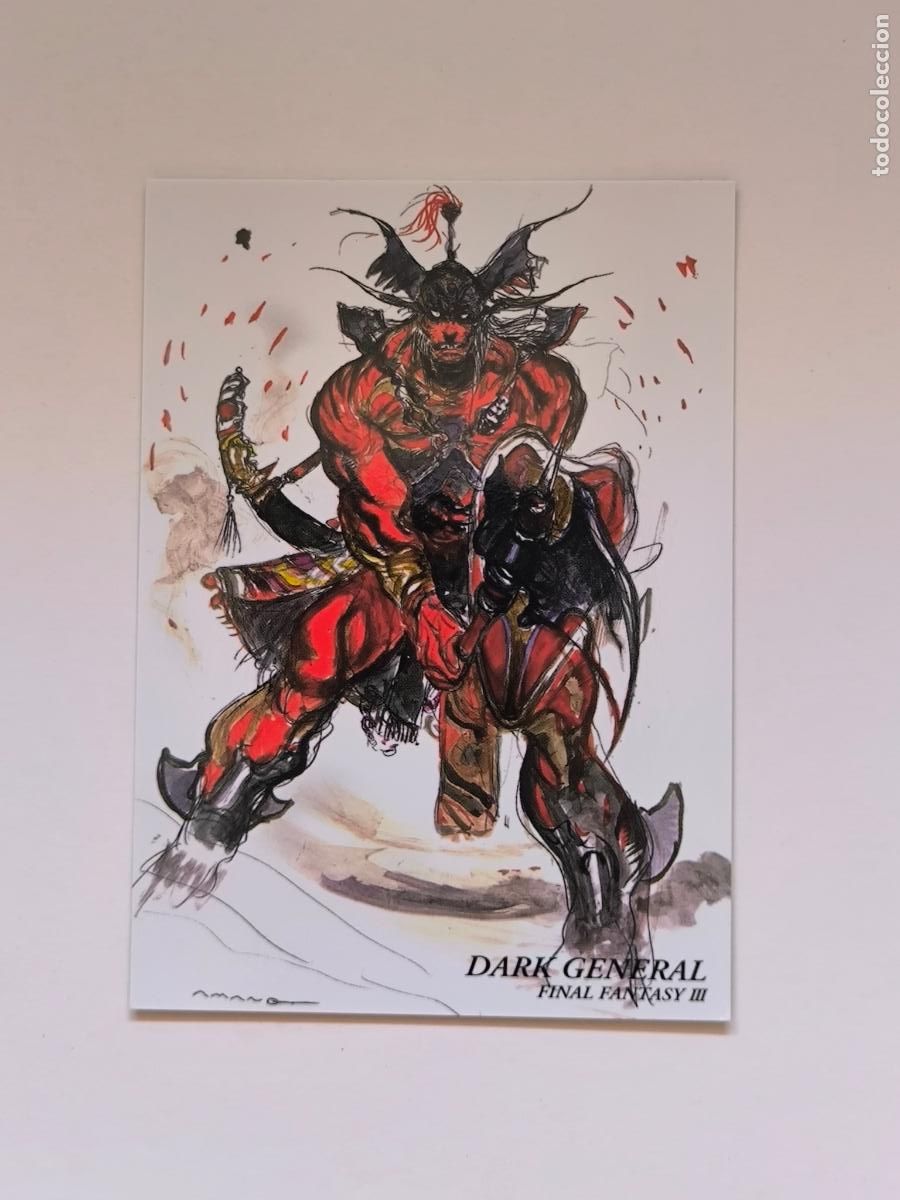 Trading cards: FINAL FANTASY ART MUSEUM - N&ordm; 315 - DARK GENERAL - FINAL FANTASY III - CARD / JAPON (K7C1)