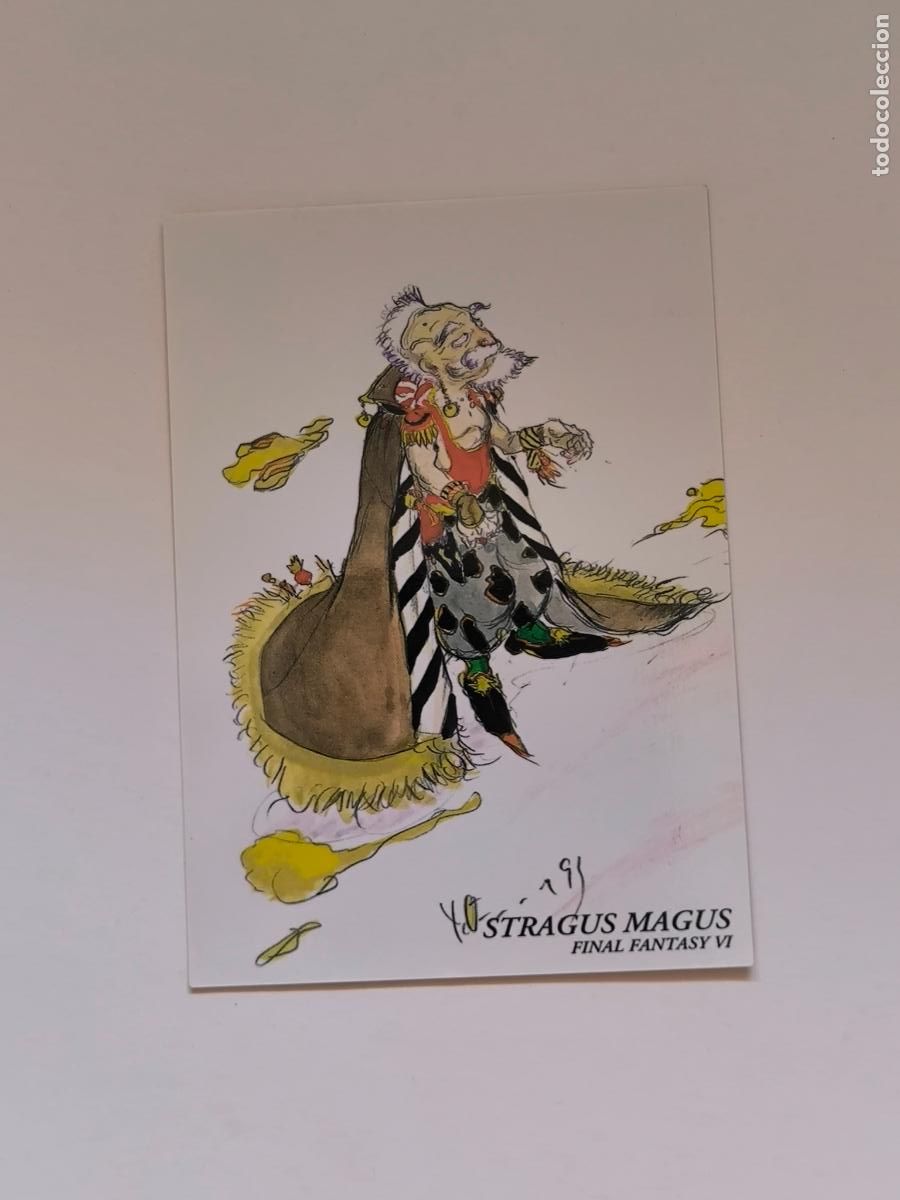 Trading cards: FINAL FANTASY ART MUSEUM - N&ordm; 344 - STRAGUS MAGUS - FINAL FANTASY VI - CARD / JAPON (K7C1)