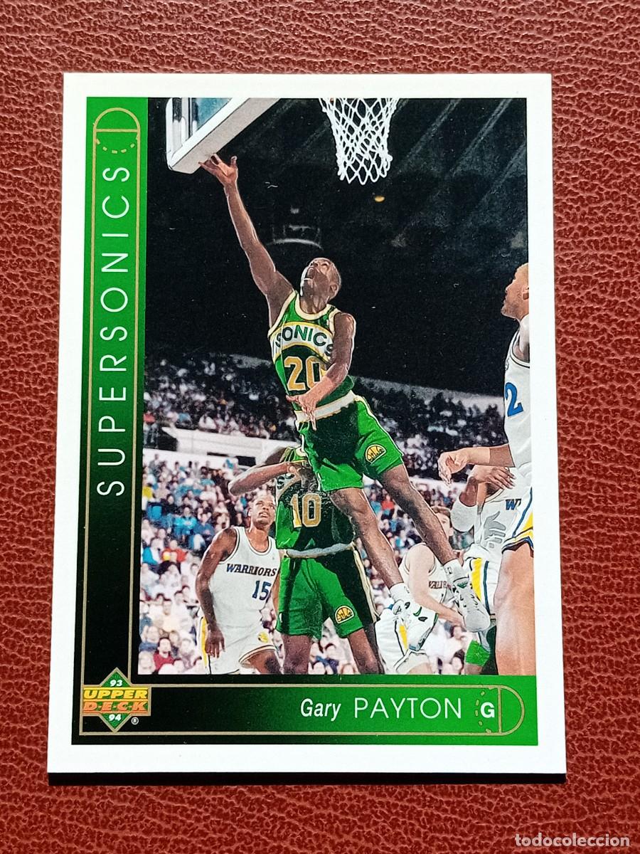 Cartas Colecion&aacute;veis: Card 295 Gary Payton Upper Deck 1993-94