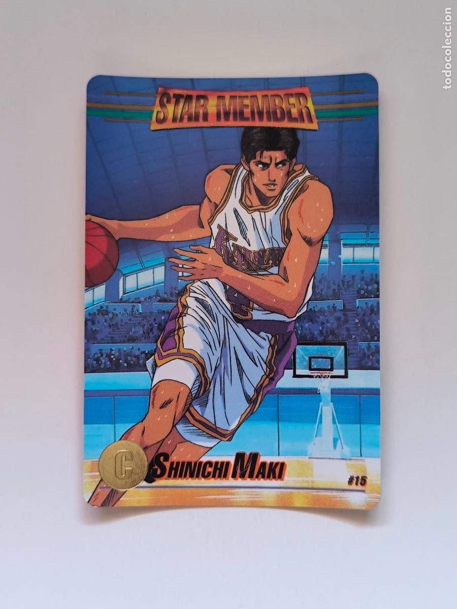 Trading cards: SLAM DUNK CARDDASS TV ANIMATION STAR MEMBER COLLECTION - N&ordm; 15 - BANDAI 1994 - CARD / JAPON (K7C1)