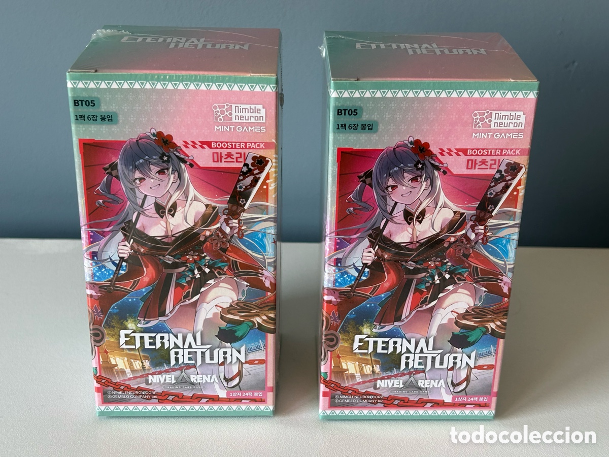 Trading cards: Nivel Arena Eternal Return BT05 Matsuri Booster Box Korean | 24 Packs | Sealed | Official TCG