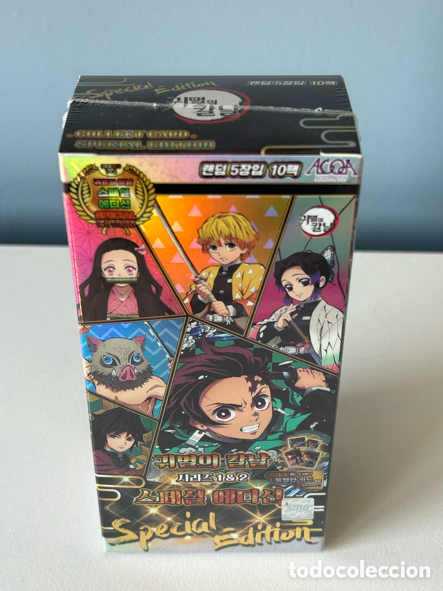 Trading cards: Demon Slayer Special Edition Collectible Card Box Korean | 10 Packs | Official Sealed