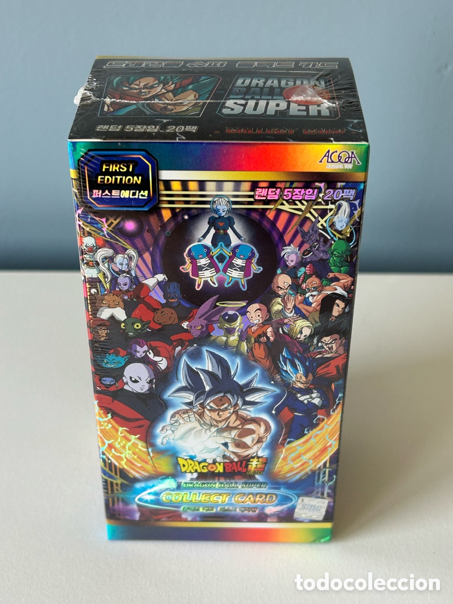 Trading cards: Dragon Ball Super Collect Card First Edition Booster Box Korean | 20 Packs | Official Sealed