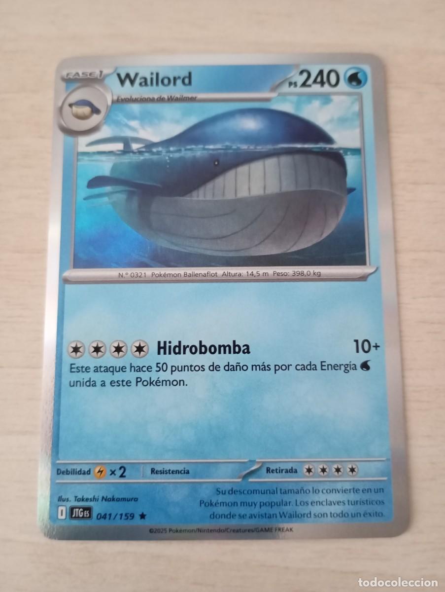 Trading cards: Carta Pok&eacute;mon Wailord Original Oficial