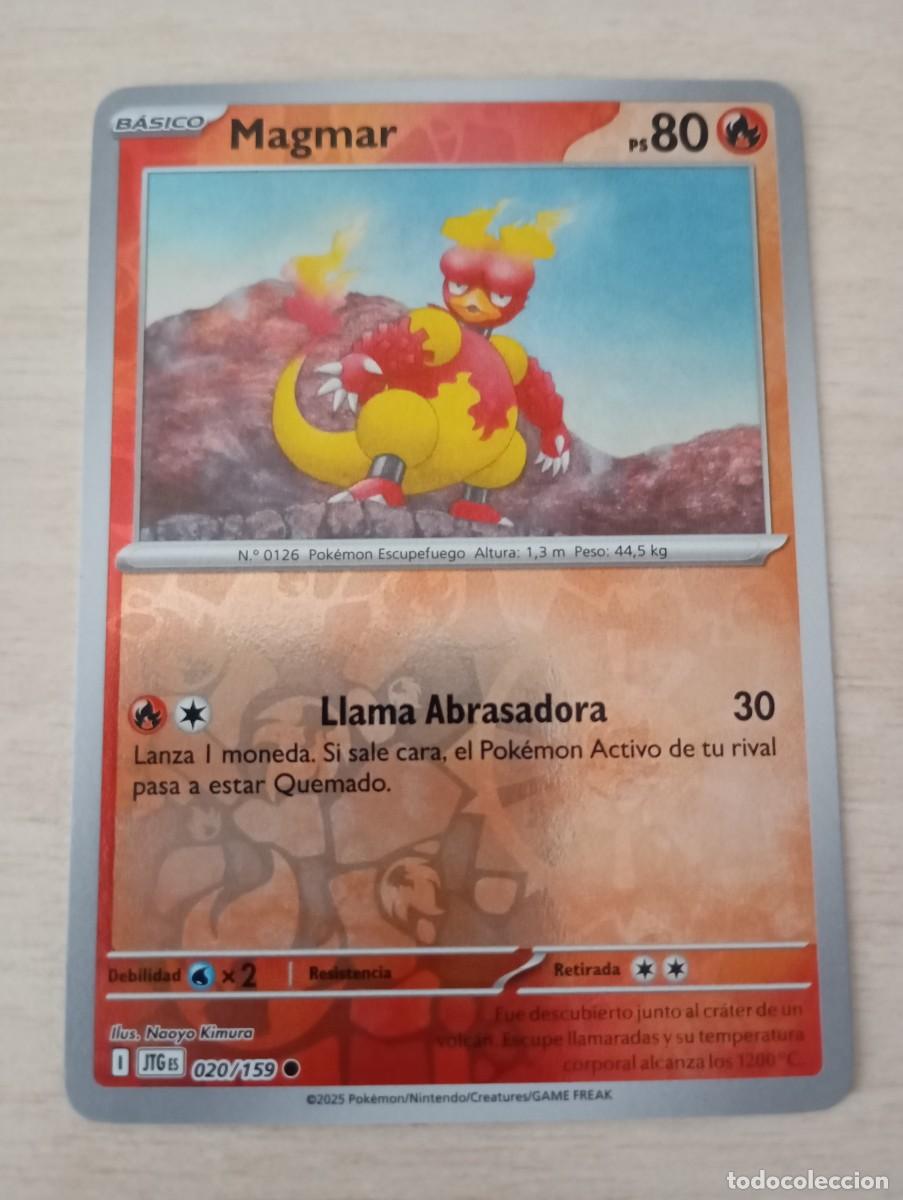 Trading cards: Carta Pok&eacute;mon Magmar Original Oficial