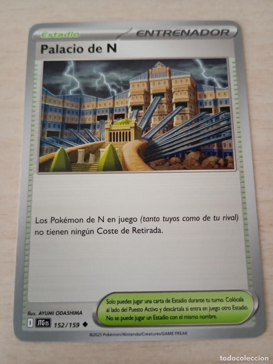 Trading cards: Carta Pok&eacute;mon Palacio de N Original Oficial