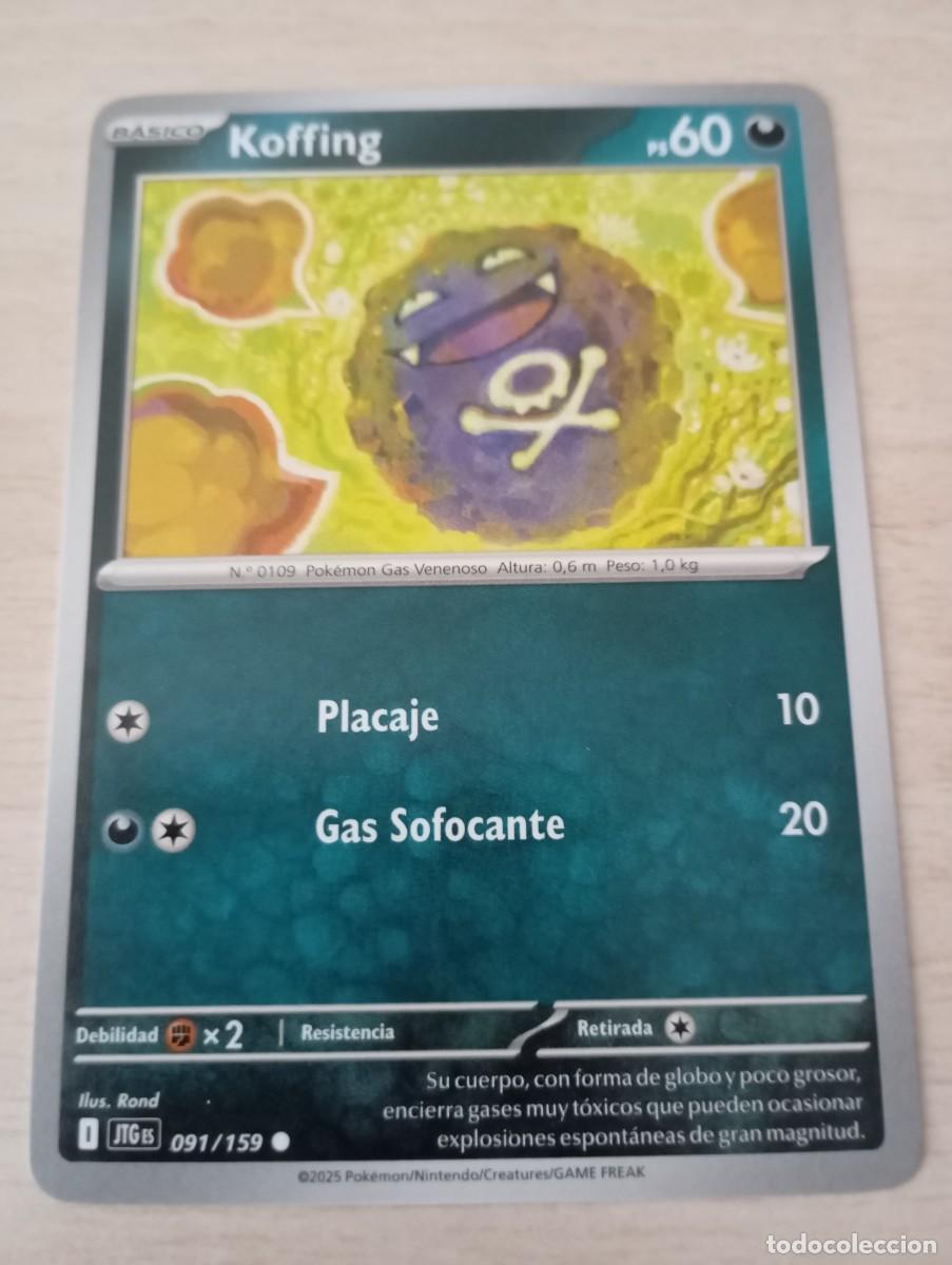 Trading cards: Carta Pok&eacute;mon Koffing Original Oficial
