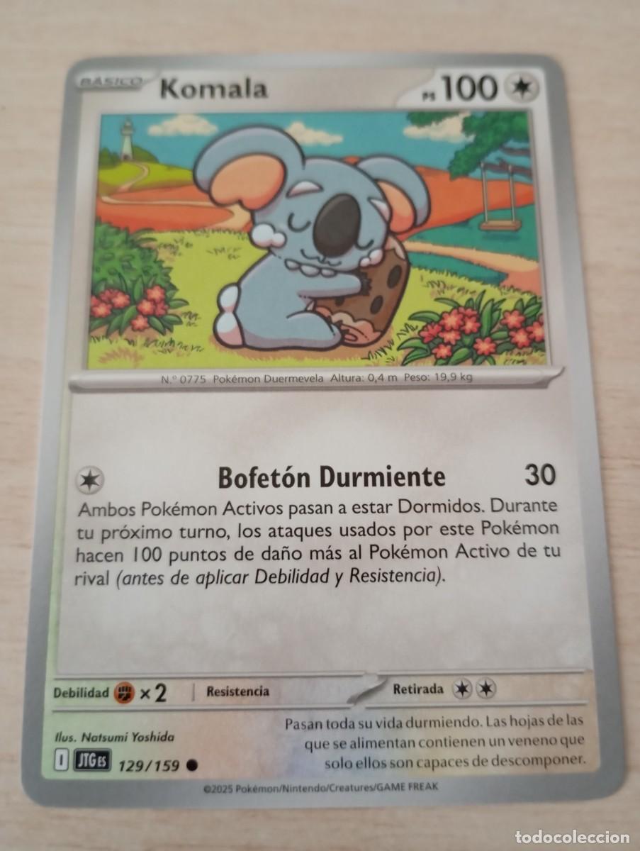 Trading cards: Carta Pok&eacute;mon Komala Original Oficial