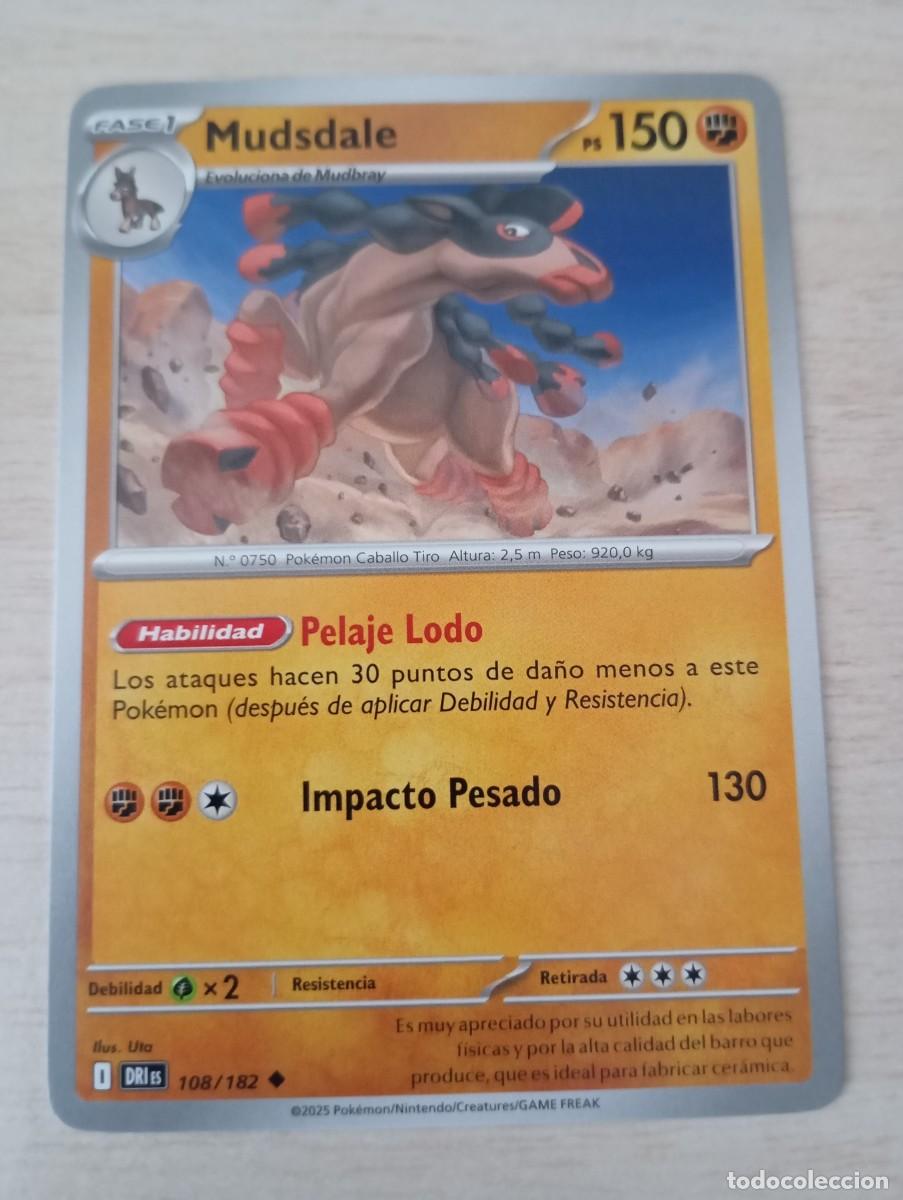 Trading cards: Carta Pok&eacute;mon Mudsdale Original Oficial