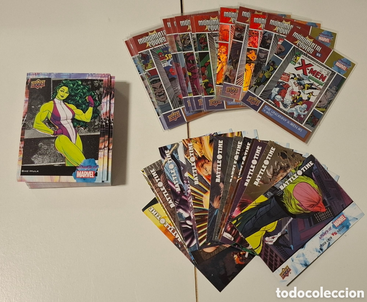 Trading cards: Woman of Marvel lote de 73 cards Upper Deck 2024