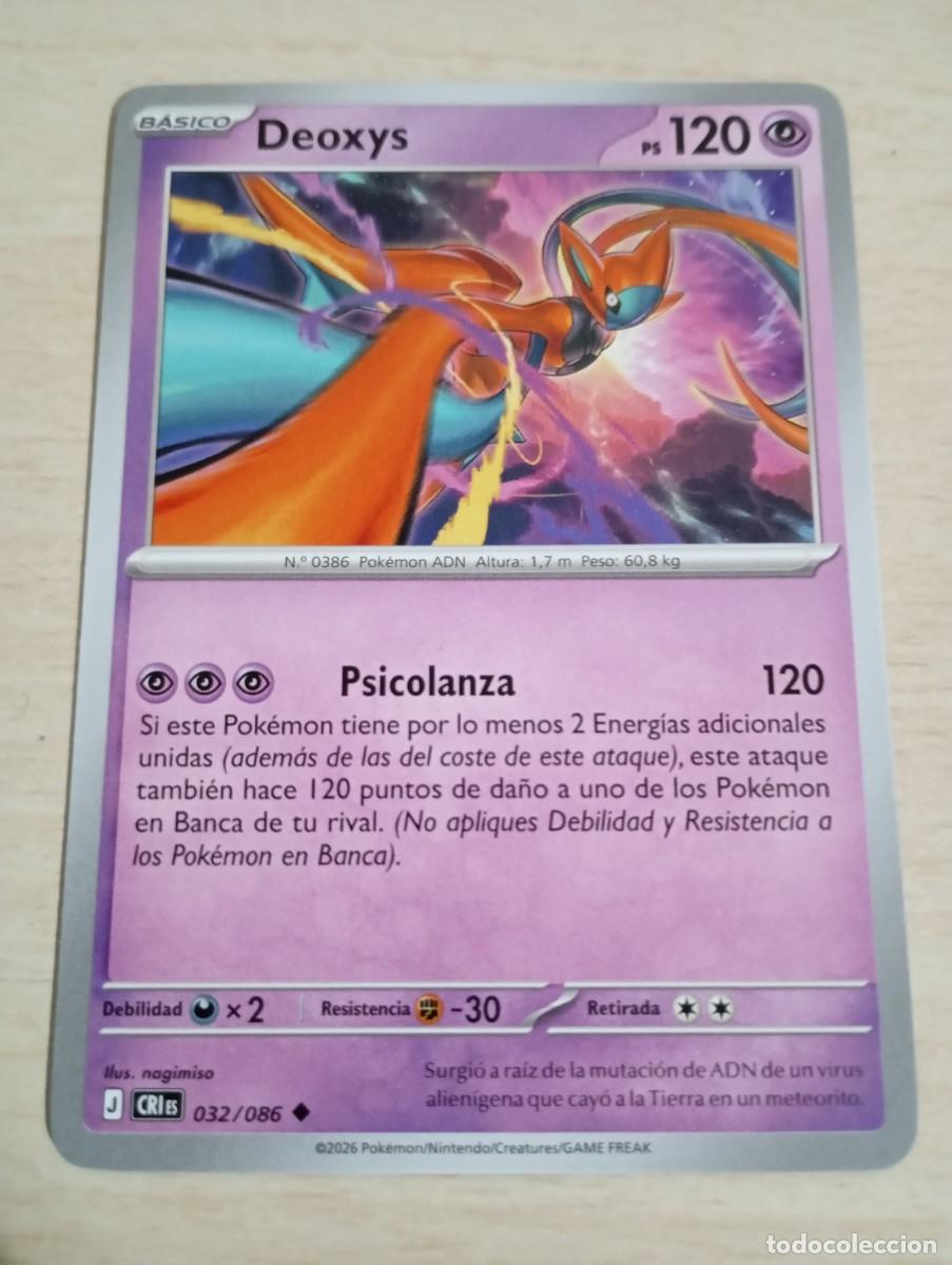 Trading cards: Carta Pok&eacute;mon Deoxys Original Oficial