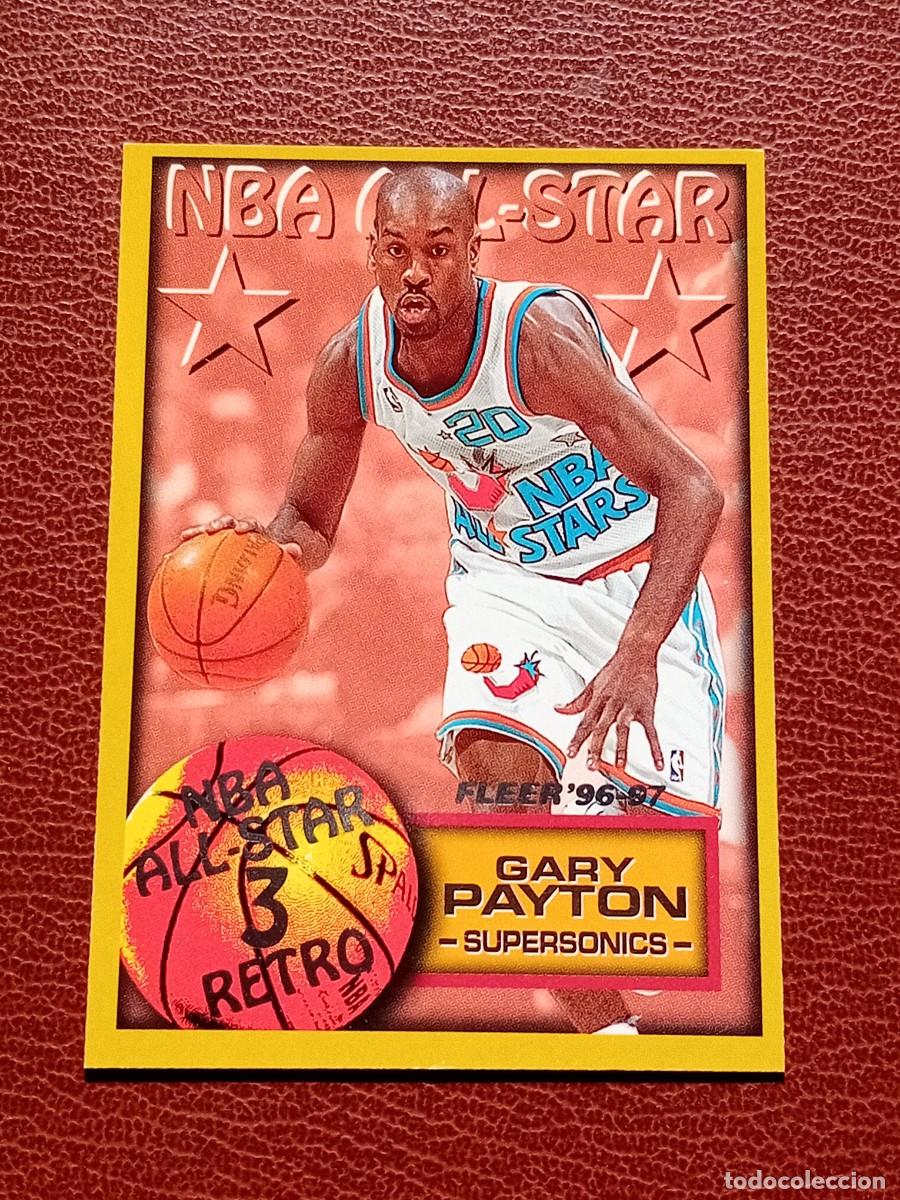 Trading cards: Card 293 Gary Payton Fleer 1996-97