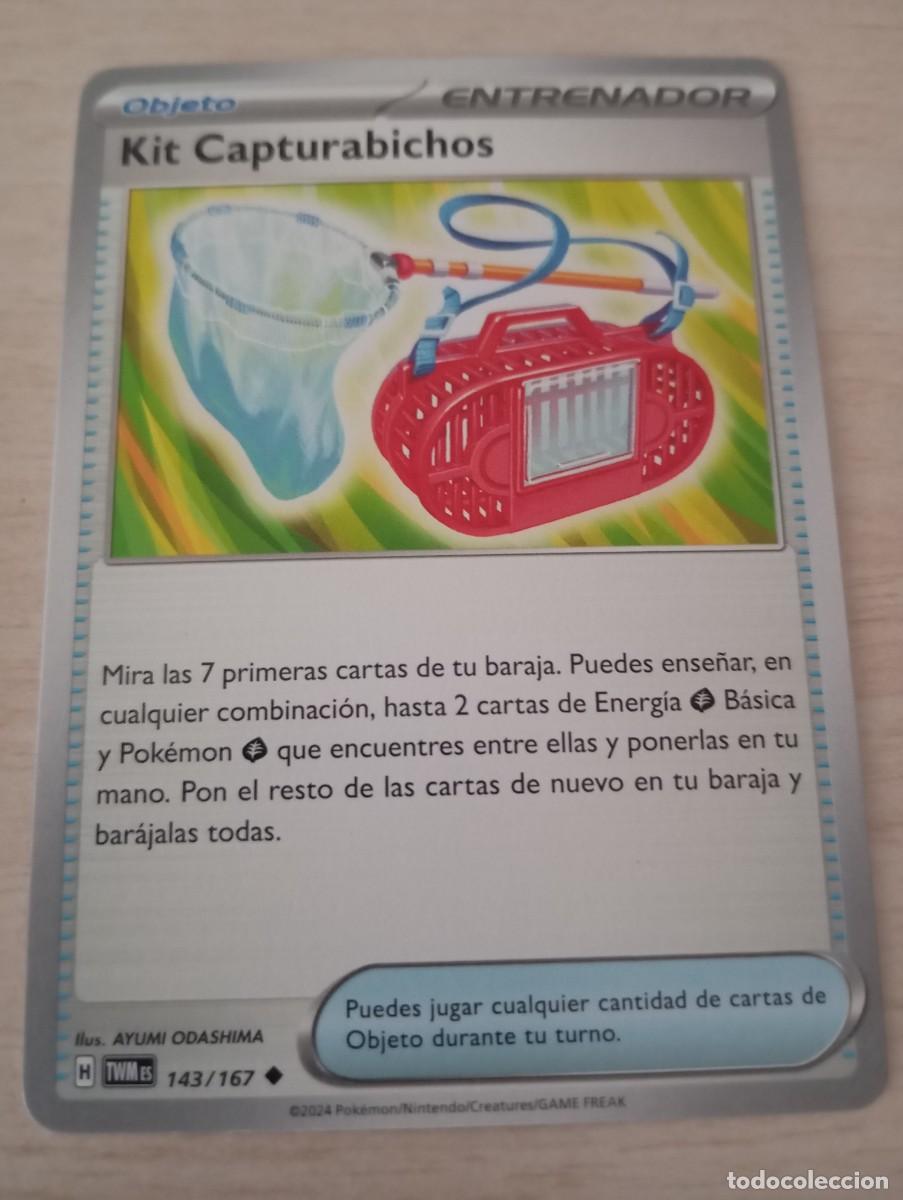 Trading cards: Carta Pok&eacute;mon Kit Capturabichos original oficial