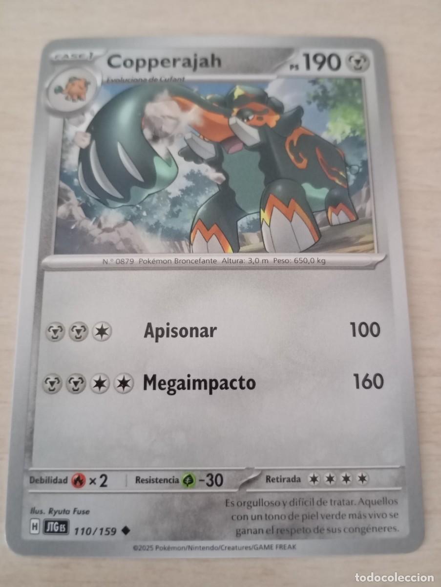 Trading cards: Carta Pok&eacute;mon Copperajah original oficial