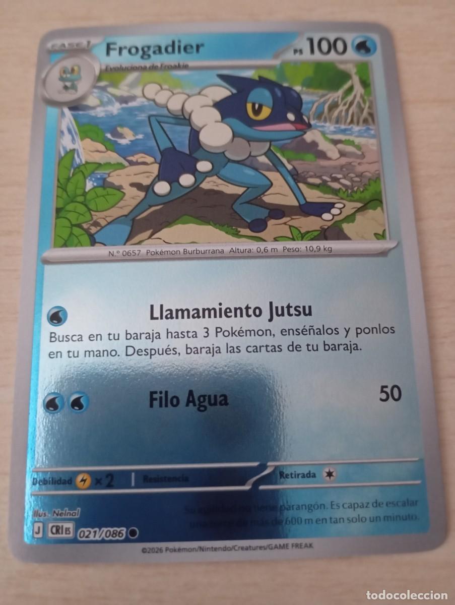 Trading cards: Carta Pok&eacute;mon Frogadier Original Oficial