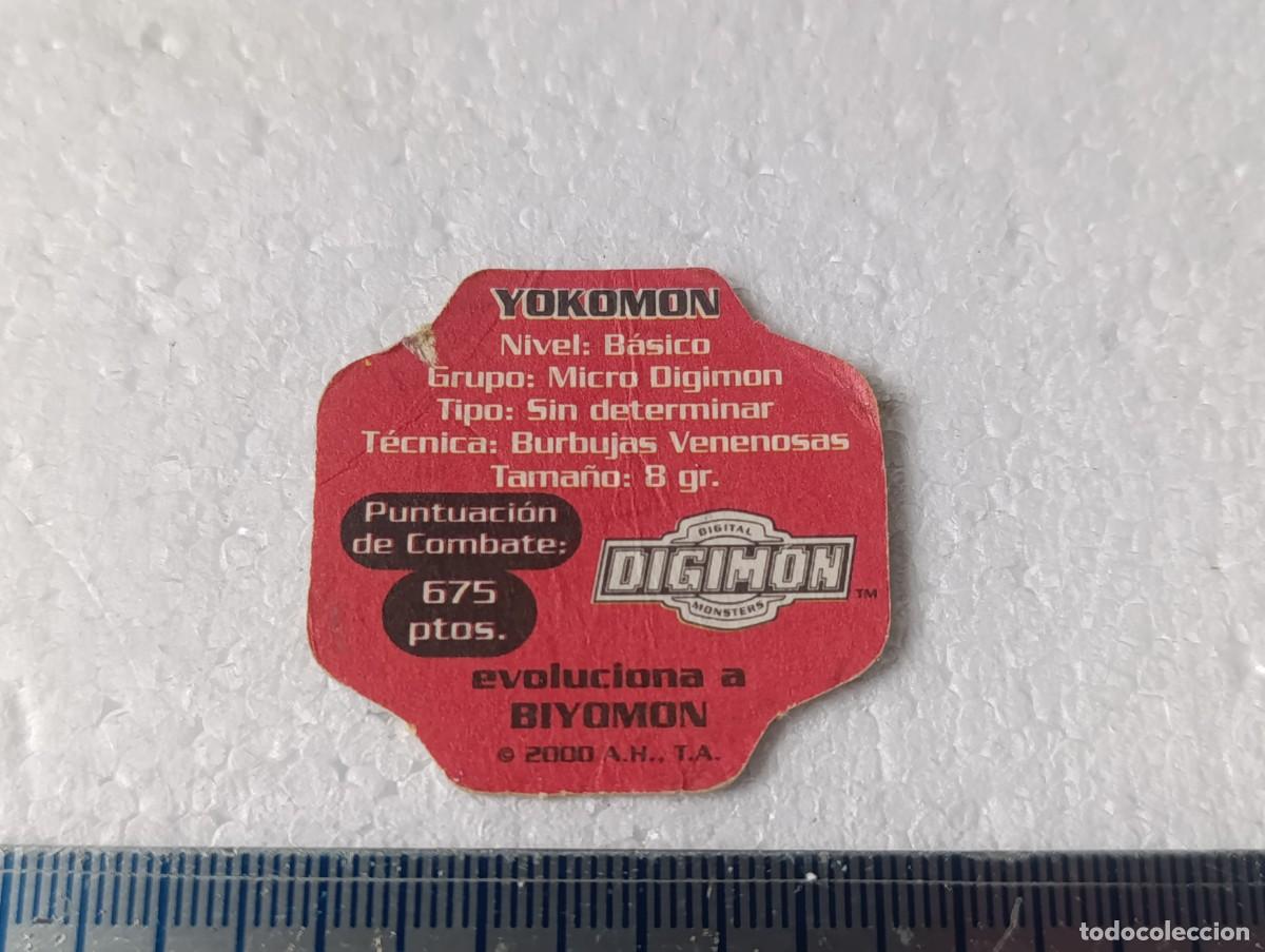 Trading cards: TAZO DIGIMON GOLOSINAS CHICLES VIDAL A&Ntilde;O 2000 - Foto 2