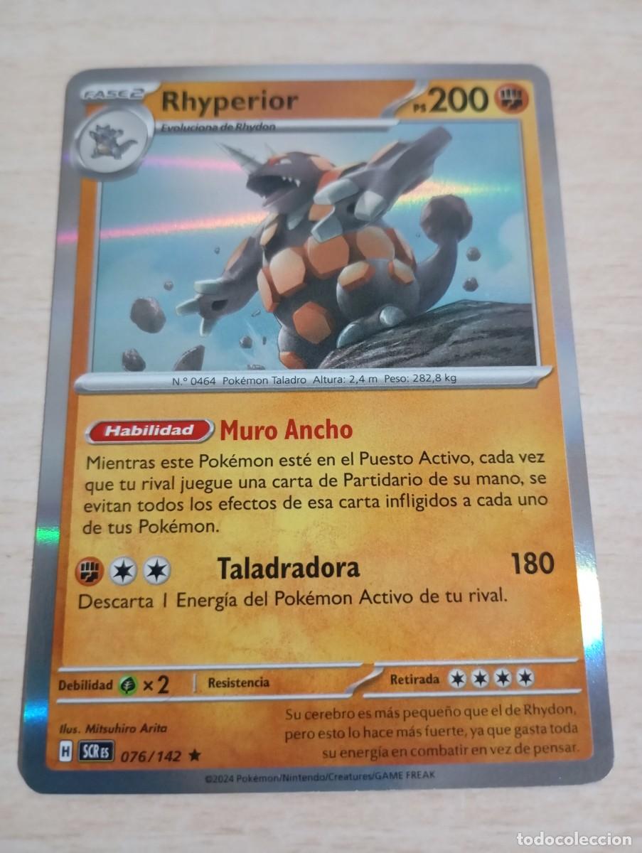 Trading cards: Carta Pok&eacute;mon Rhyperior original oficial