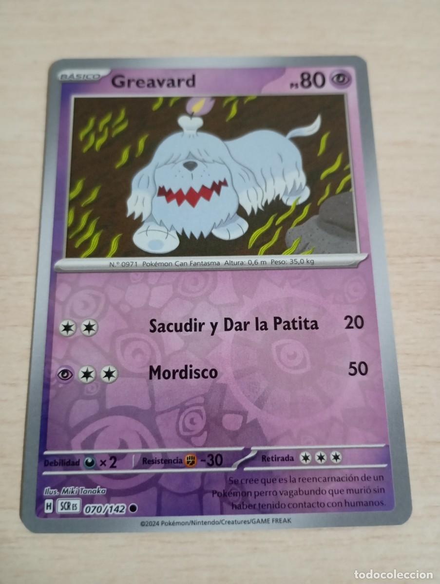 Trading cards: Carta Pok&eacute;mon Greavard original oficial
