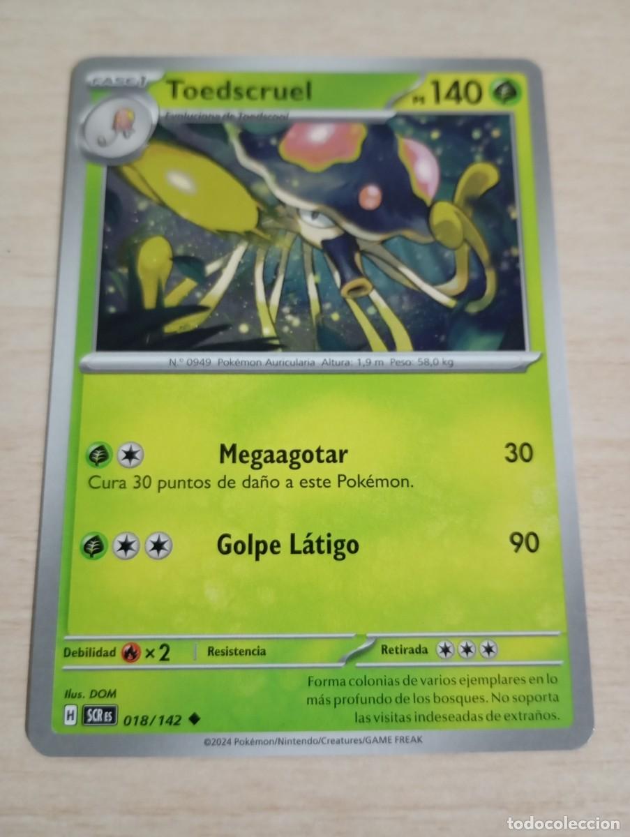 Trading cards: Carta Pok&eacute;mon Toedscruel original oficial
