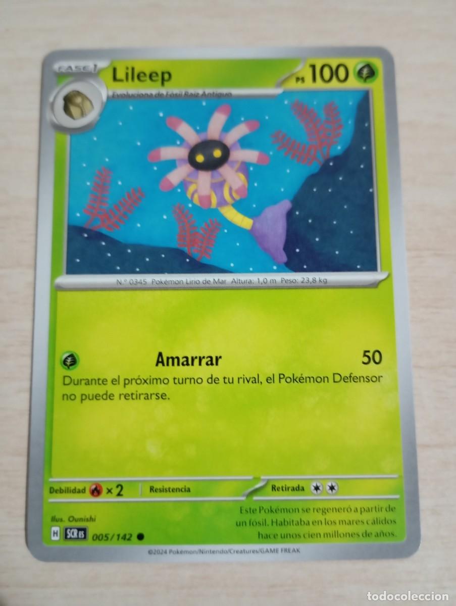 Trading cards: Carta Pok&eacute;mon Lileep original