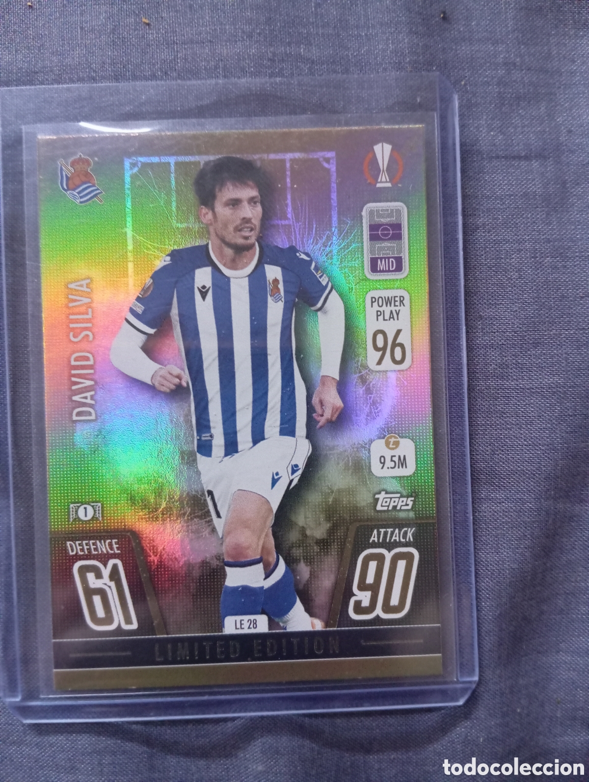 Trading cards: David Silva LIMITED EDITION LE28 / MATCH ATTAX 21/22