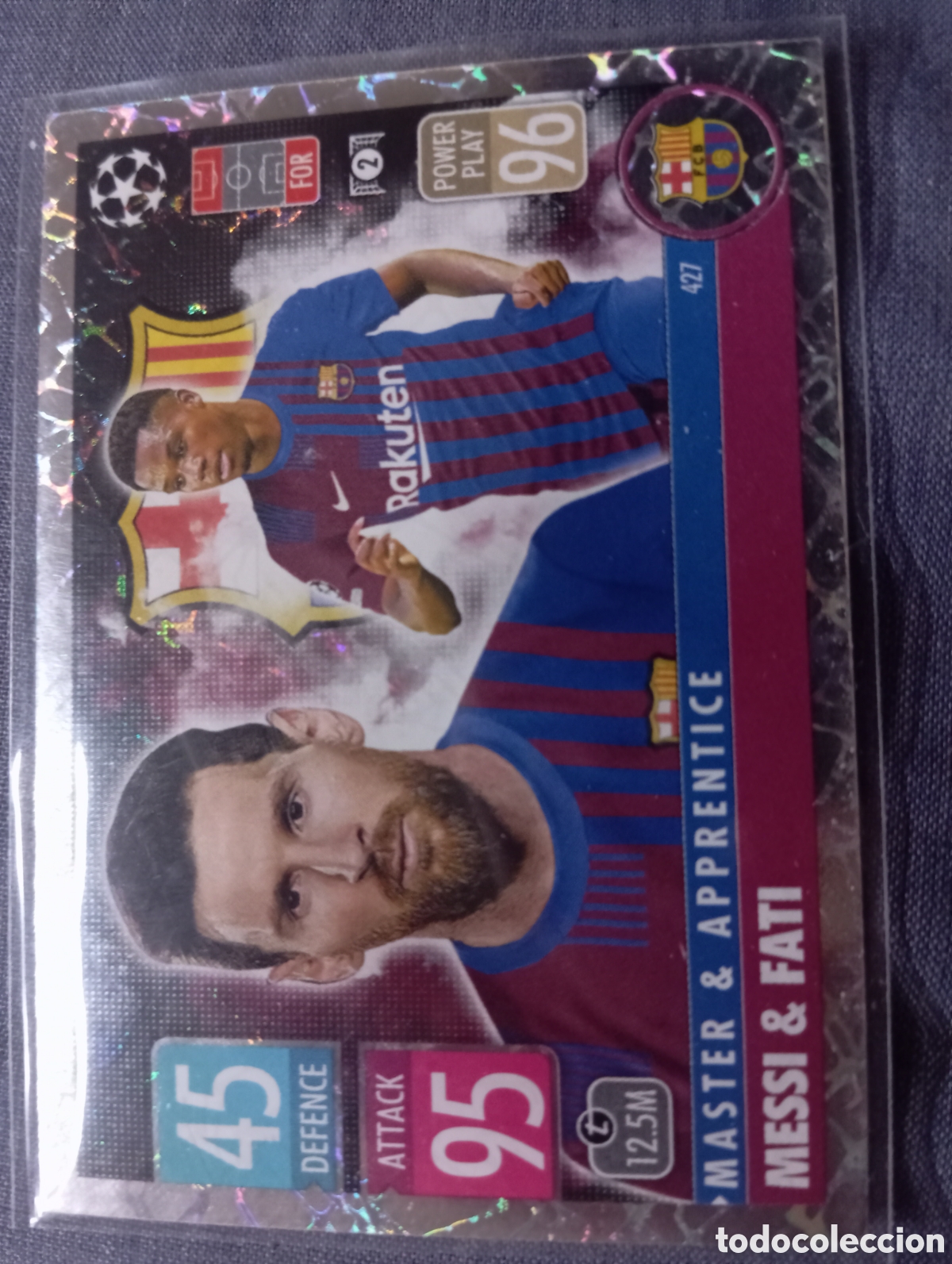 Trading cards: Messi & Fati MASTER & APRENTICE 427 /Match Attax 2021/22