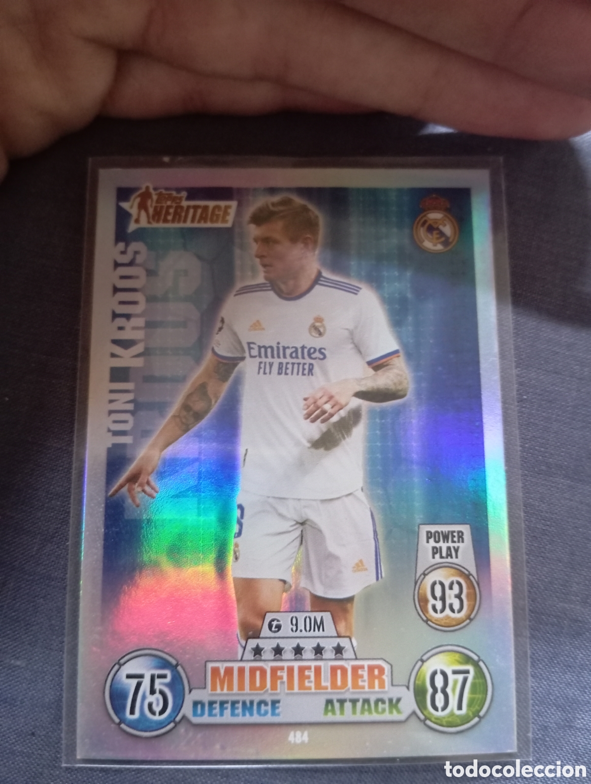 Trading cards: Toni Kroos Heritage 484 / Match Attax 2021/22