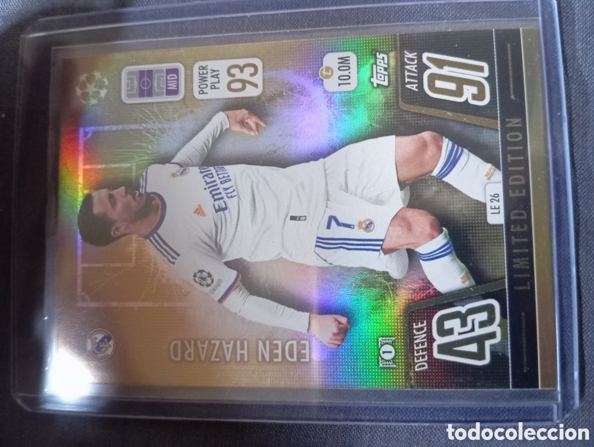 Trading cards: Ed&eacute;n Hazard LIMITED EDITION LE 26/ MATCH ATTAX 2021/2022