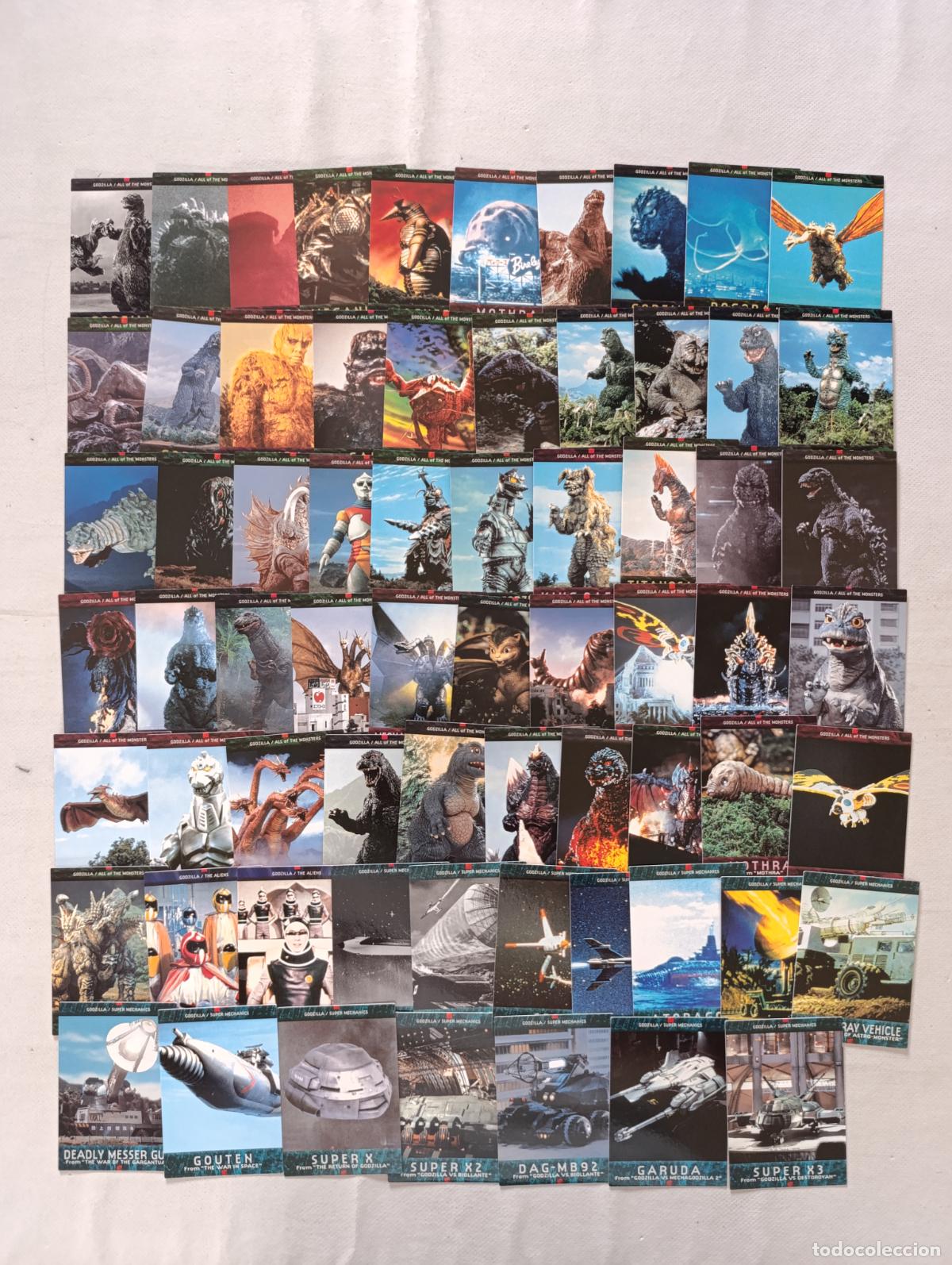 Trading cards: LOTE 67 CARDDASS MASTERS GODZILLA / ALL OF THE MONSTERS - BANDAI 1996 - CARD / JAPON (DG)