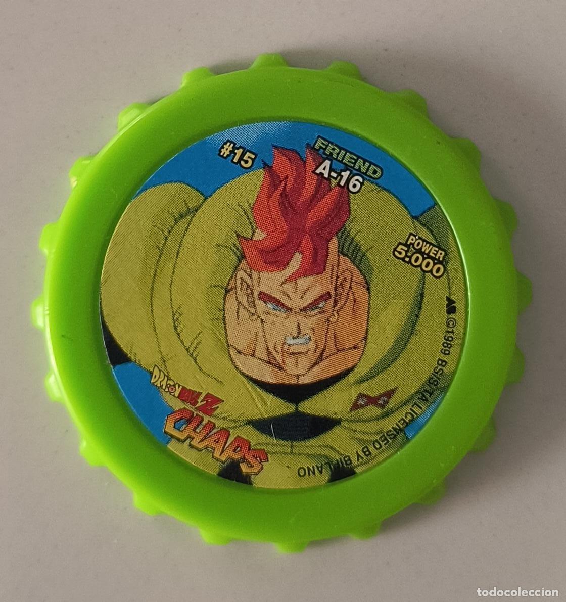 Trading cards: CHAPS DRAGON BALL Z N&ordm; 15 - FRIEND A-16 - CHEETOS