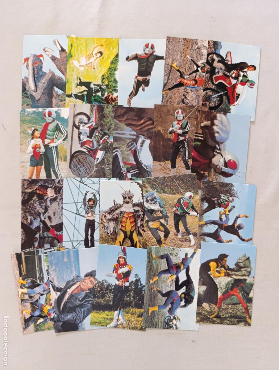 Trading cards: LOTE 20 CARDS MASKED RIDER / KAMEN RIDER - CALBEE 1999 / 2003 - SIN REPETIDAS - CARD / JAPON (7C)