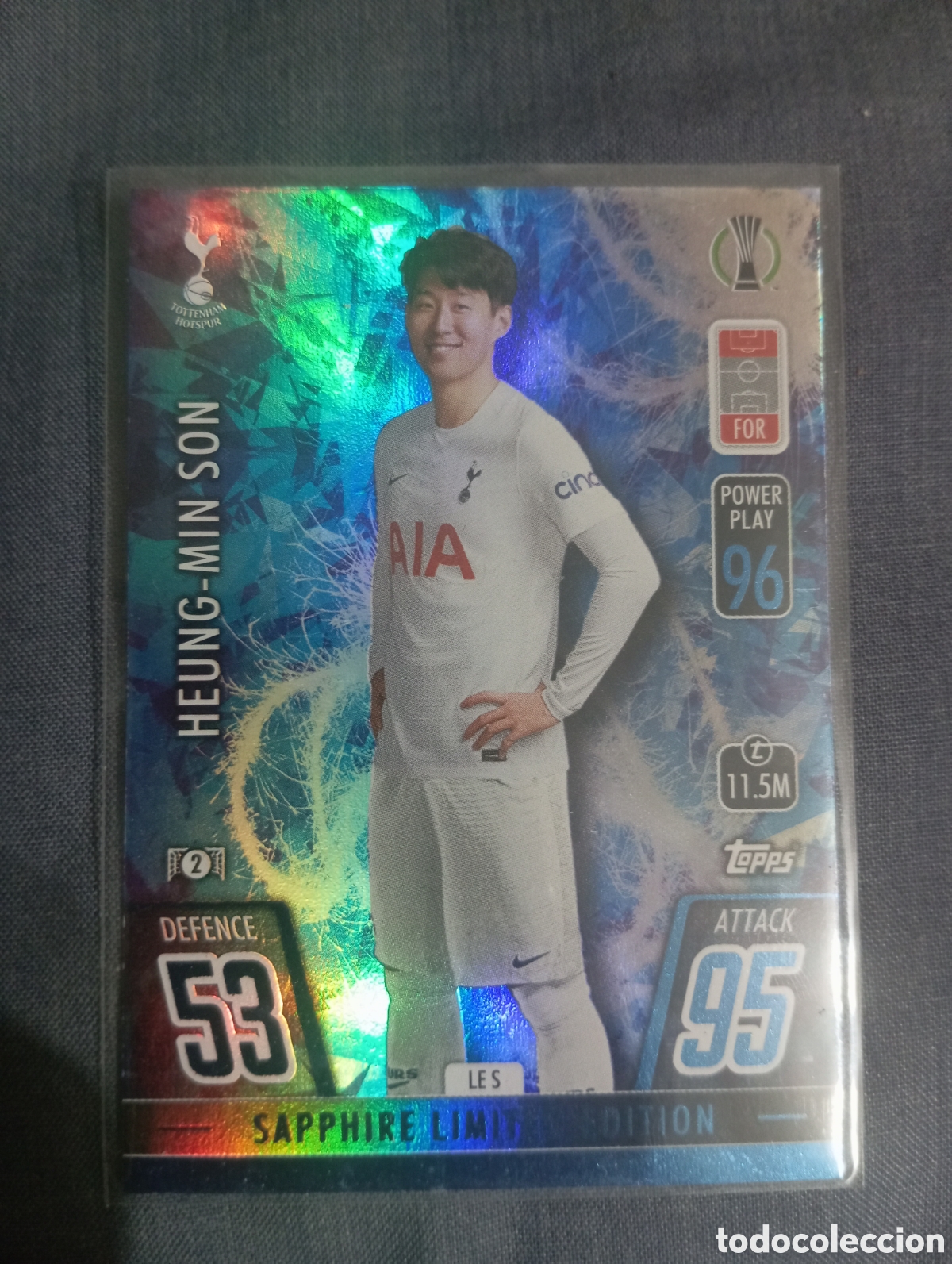 Trading cards: Heung Min Son Tottenham Hotspurs SAPPHIRE LIMITED EDITION LE S / MATCH ATTAX 2021/2022