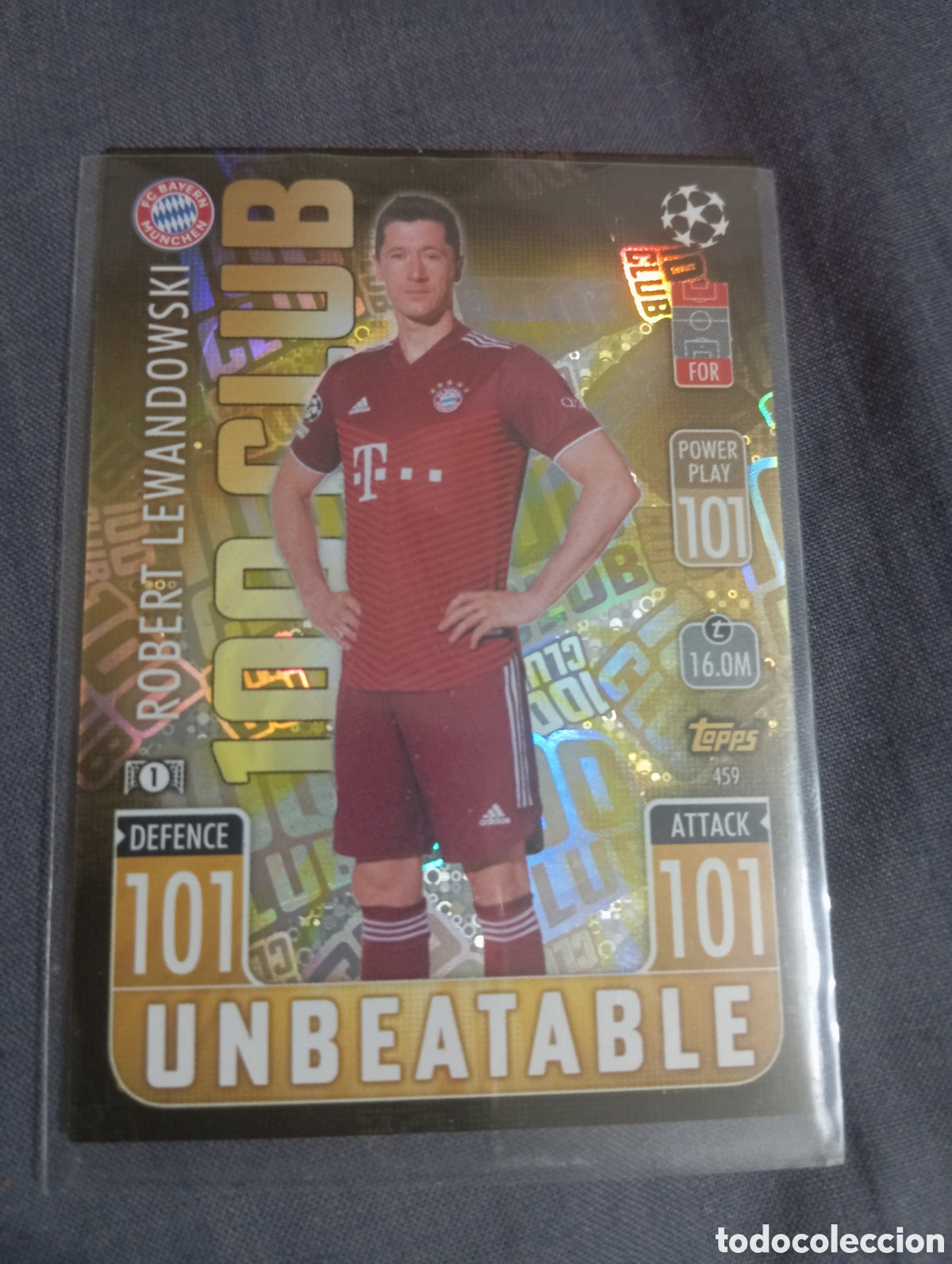 Trading cards: Robert Lewandowski Bayern de Munich 100 CLUB 459 / Match Attax 2021/2022